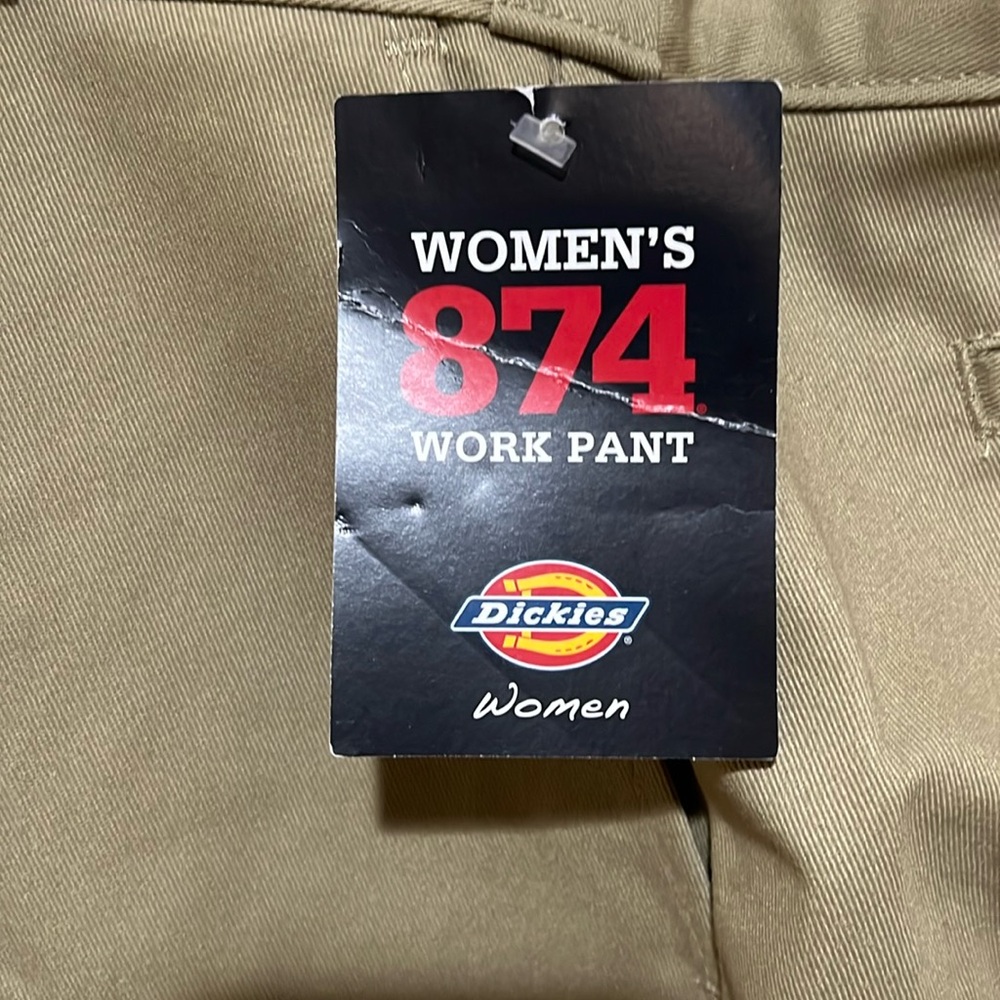 NWT women’s 874 work pants dickies size 14 regular original fit